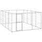 Outdoor Dog Kennel Steel 14.52 M²