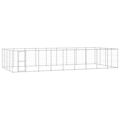 Outdoor Dog Kennel Steel 14.52 M²
