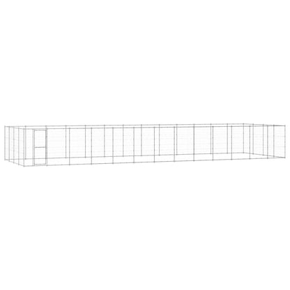 Outdoor Dog Kennel Steel 14.52 M²