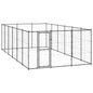 Outdoor Dog Kennel Steel 21.78 M²
