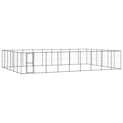 Outdoor Dog Kennel Steel 21.78 M²