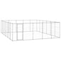 Outdoor Dog Kennel Steel 21.78 M²