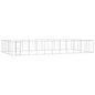 Outdoor Dog Kennel Steel 21.78 M²