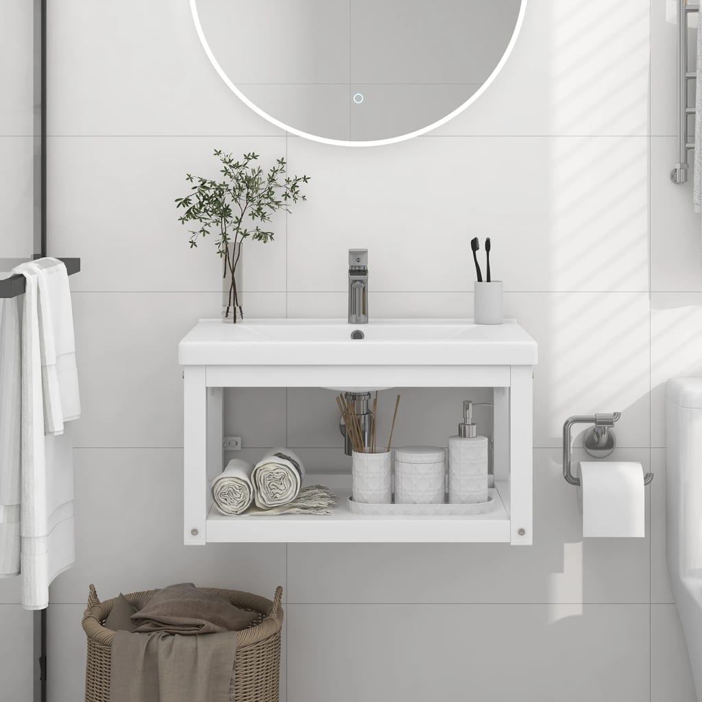 Wall-Mounted Bathroom Washbasin Frame Iron