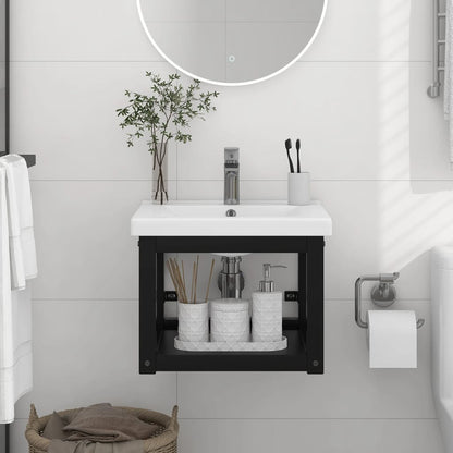 Wall-Mounted Bathroom Washbasin Frame Iron