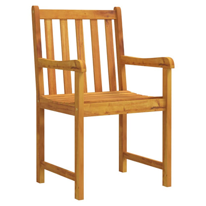 Garden Chairs 2 Pcs Solid Acacia Wood