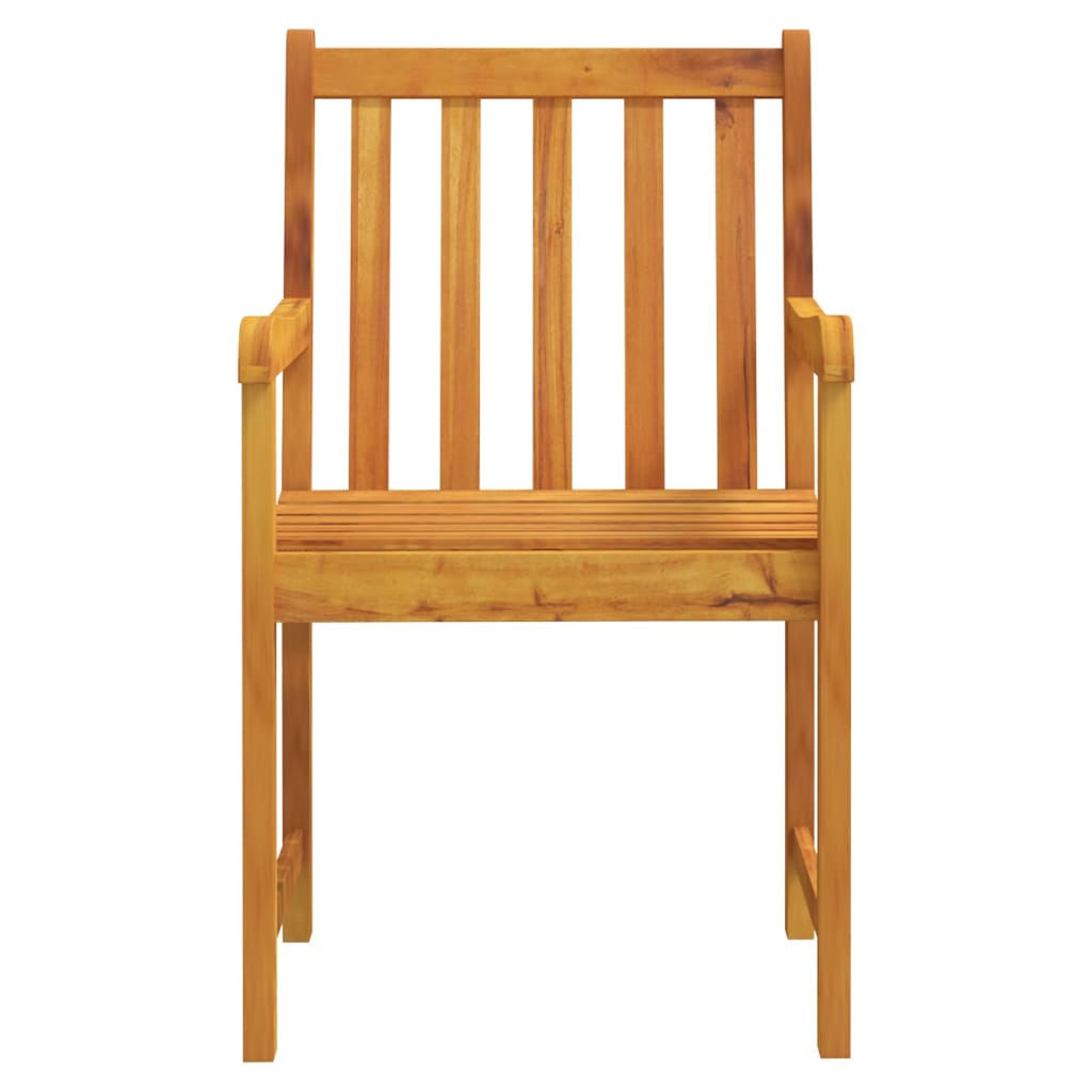 Garden Chairs 2 Pcs Solid Acacia Wood