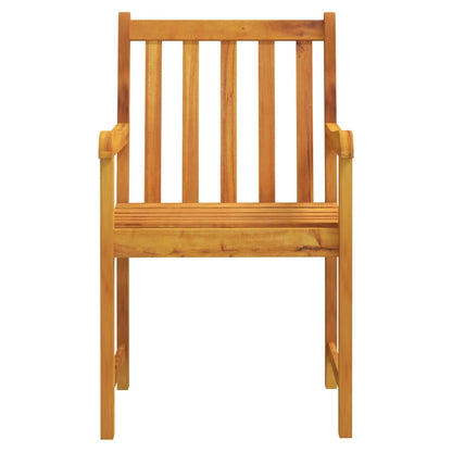 Garden Chairs 2 Pcs Solid Acacia Wood