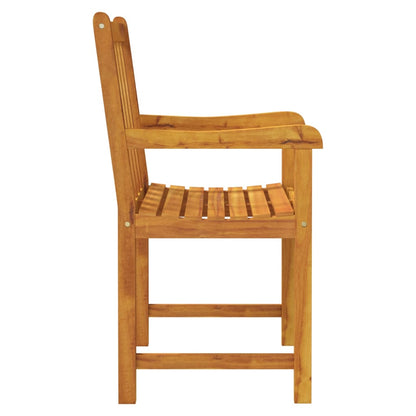Garden Chairs 2 Pcs Solid Acacia Wood