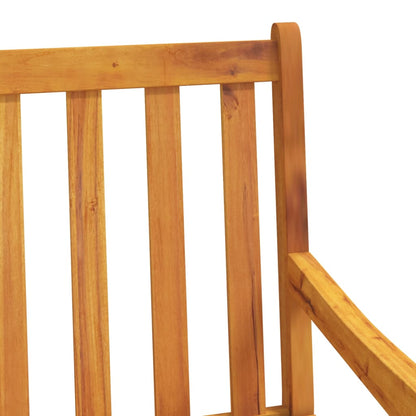 Garden Chairs 2 Pcs Solid Acacia Wood