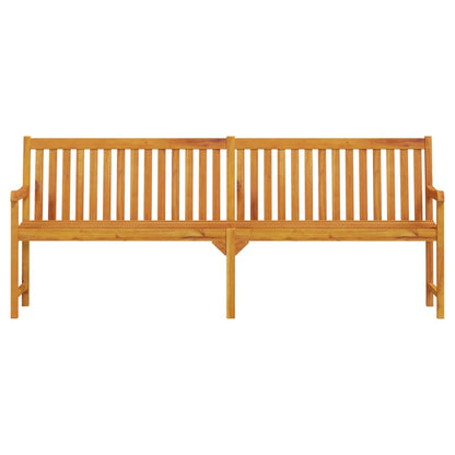 Garden Bench 219 Cm Solid Acacia Wood