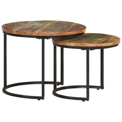 Nesting Tables 3 Pcs Solid Wood Acacia