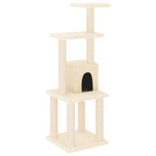 Cat Tree With Sisal Scratching Posts 105 Cm