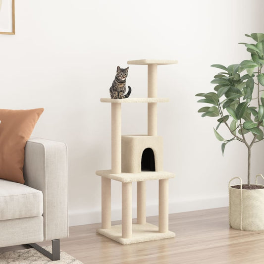 Cat Tree With Sisal Scratching Posts 105 Cm