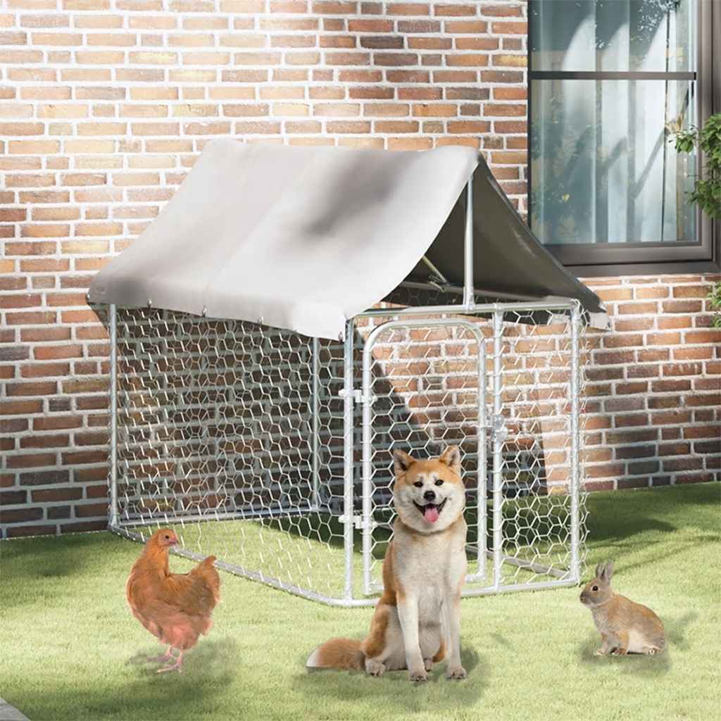 Outdoor Dog Kennel With Roof