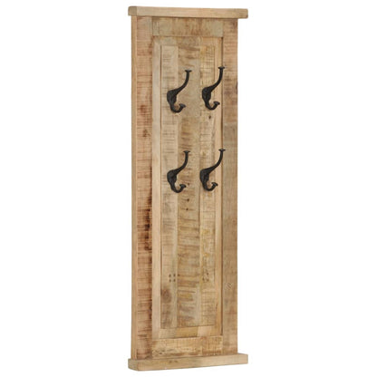 Coat Racks 2 Pcs Solid Wood Mango 38X100 Cm