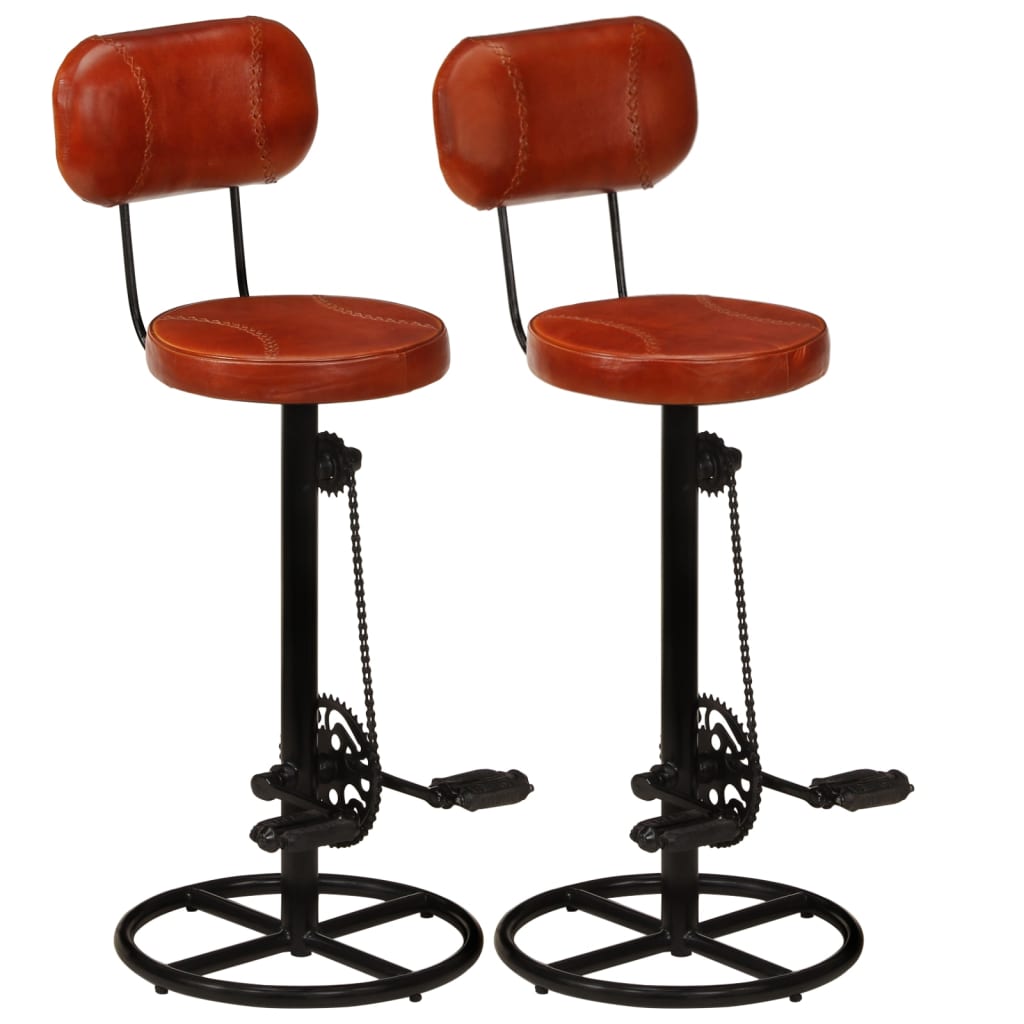 Bar Chairs 2 Pcs Solid Mango Wood