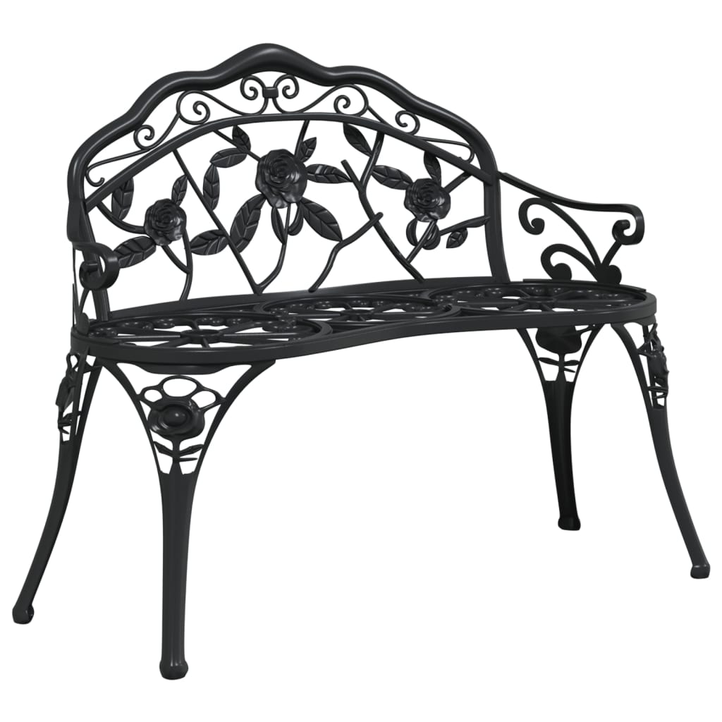 Garden Bench 99 Cm Cast Aluminium