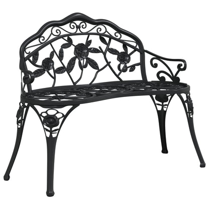 Garden Bench 99 Cm Cast Aluminium