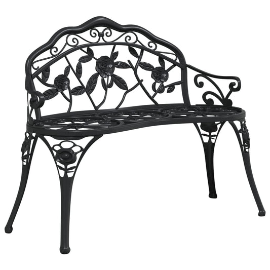 Garden Bench 99 Cm Cast Aluminium