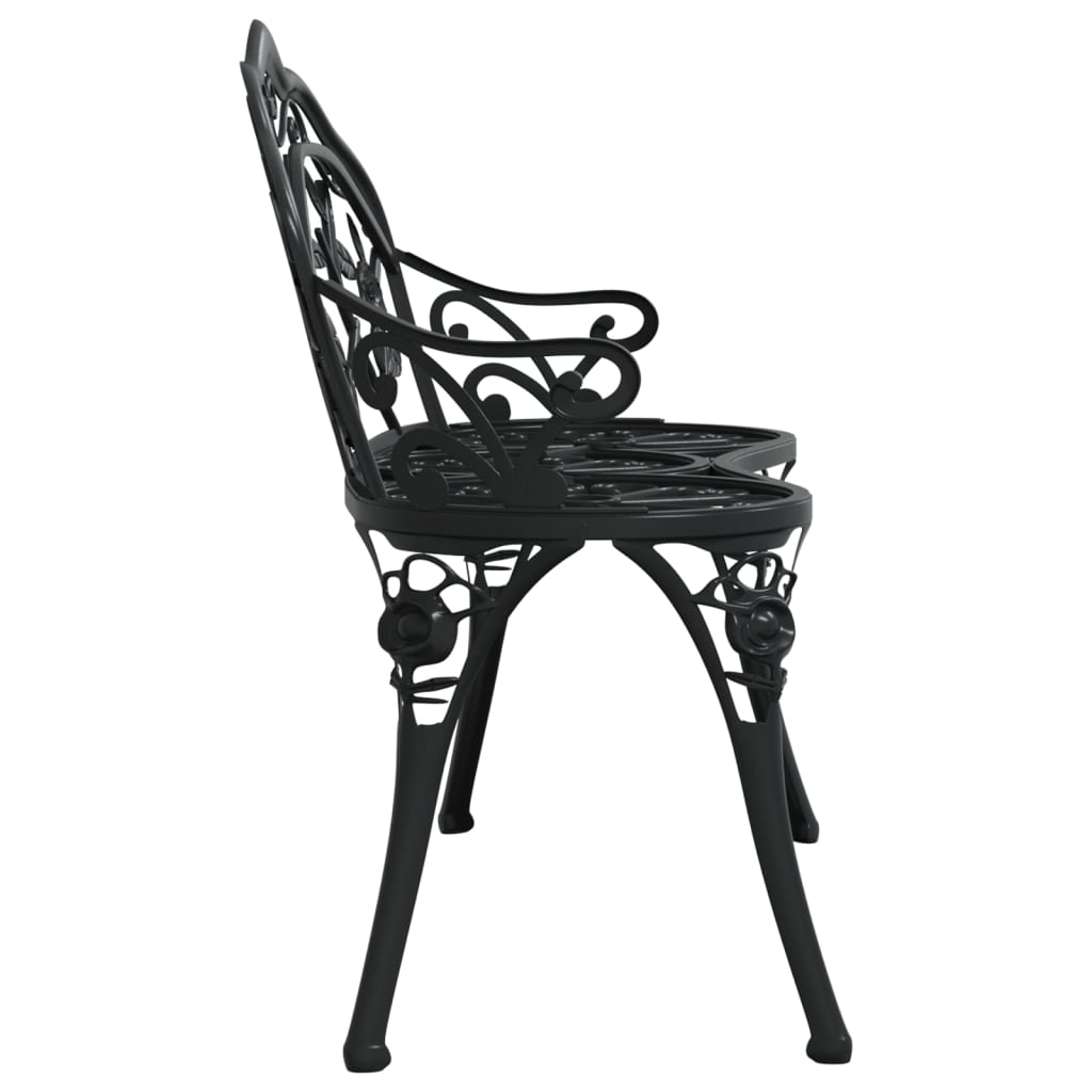 Garden Bench 99 Cm Cast Aluminium