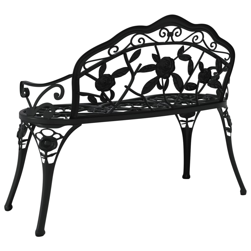 Garden Bench 99 Cm Cast Aluminium