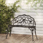 Garden Bench 99 Cm Cast Aluminium