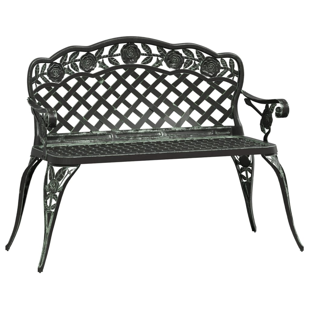 Garden Bench 108 Cm Cast Aluminium