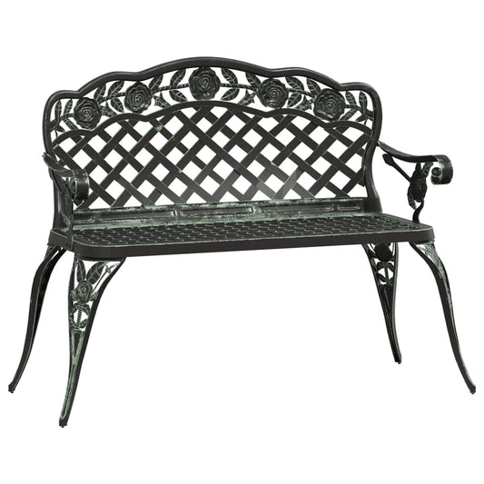 Garden Bench 108 Cm Cast Aluminium