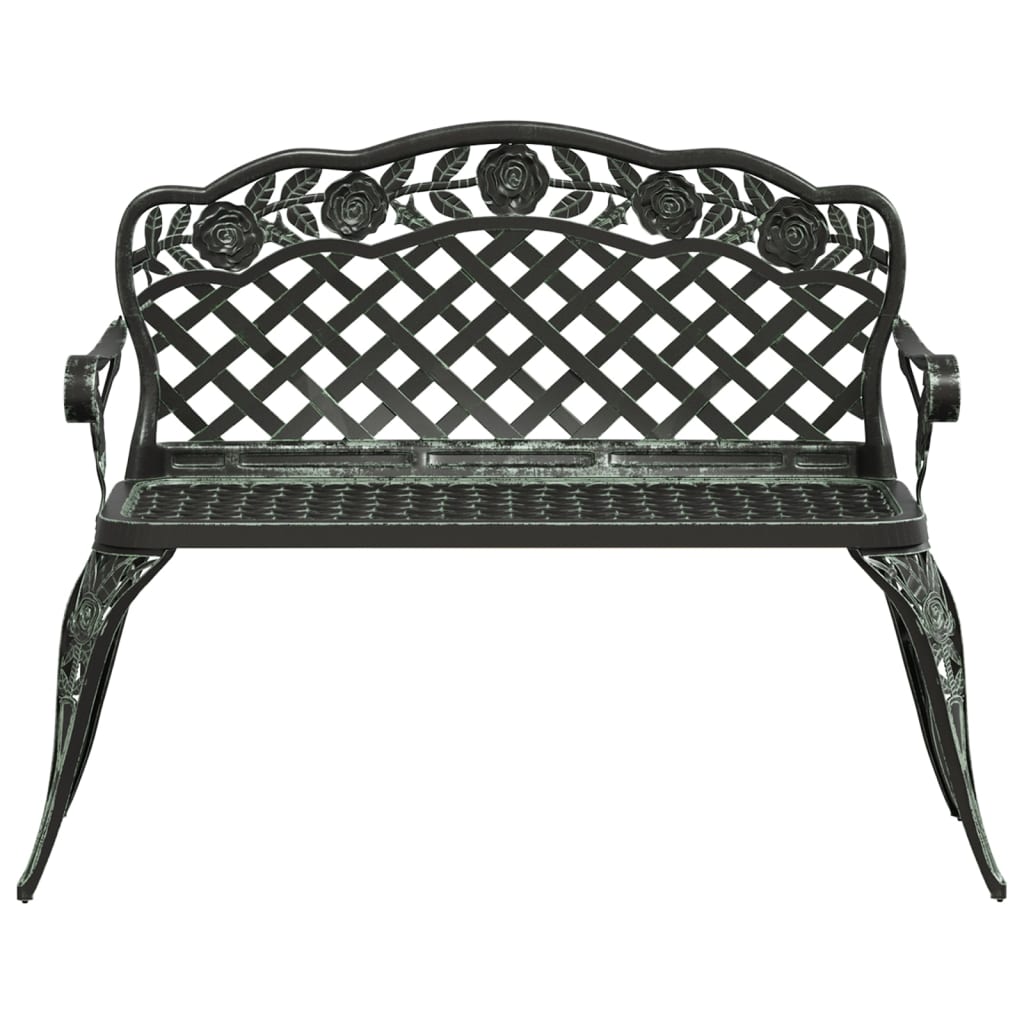 Garden Bench 108 Cm Cast Aluminium