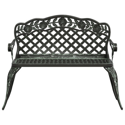 Garden Bench 108 Cm Cast Aluminium