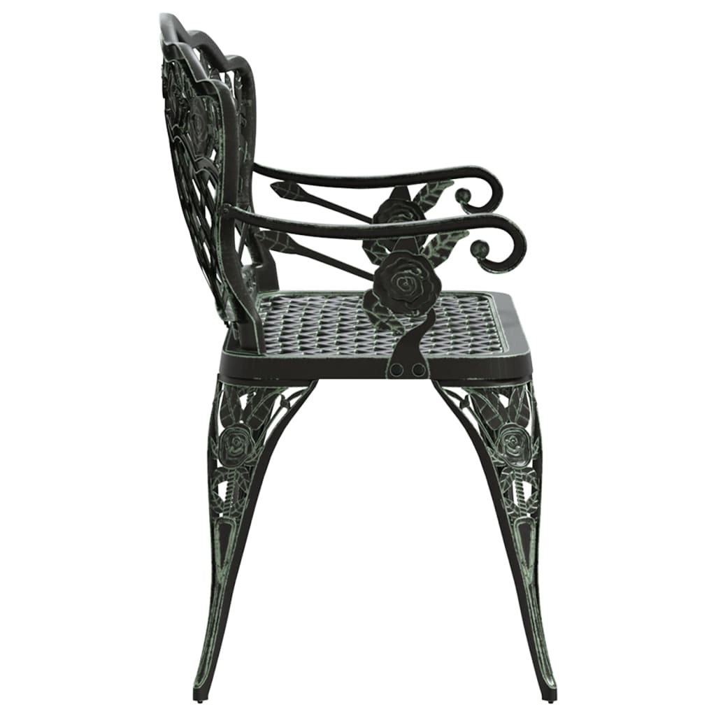 Garden Bench 108 Cm Cast Aluminium