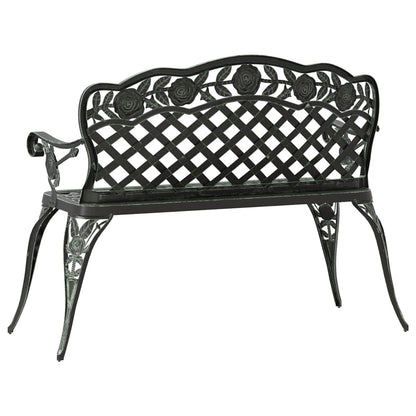 Garden Bench 108 Cm Cast Aluminium
