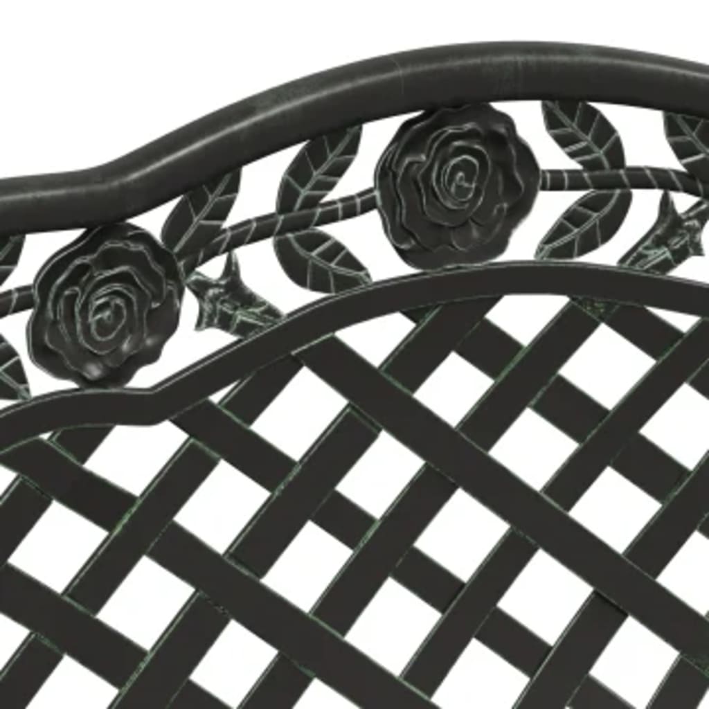 Garden Bench 108 Cm Cast Aluminium