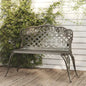 Garden Bench 108 Cm Cast Aluminium