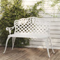 Garden Bench 108 Cm Cast Aluminium