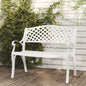 Garden Bench 102 Cm Cast Aluminium