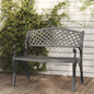 Garden Bench 102 Cm Cast Aluminium