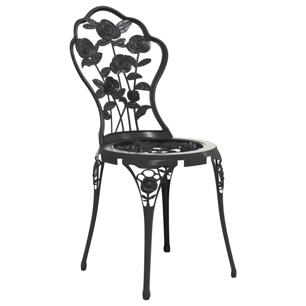 Bistro Chairs 2 Pcs Cast Aluminium