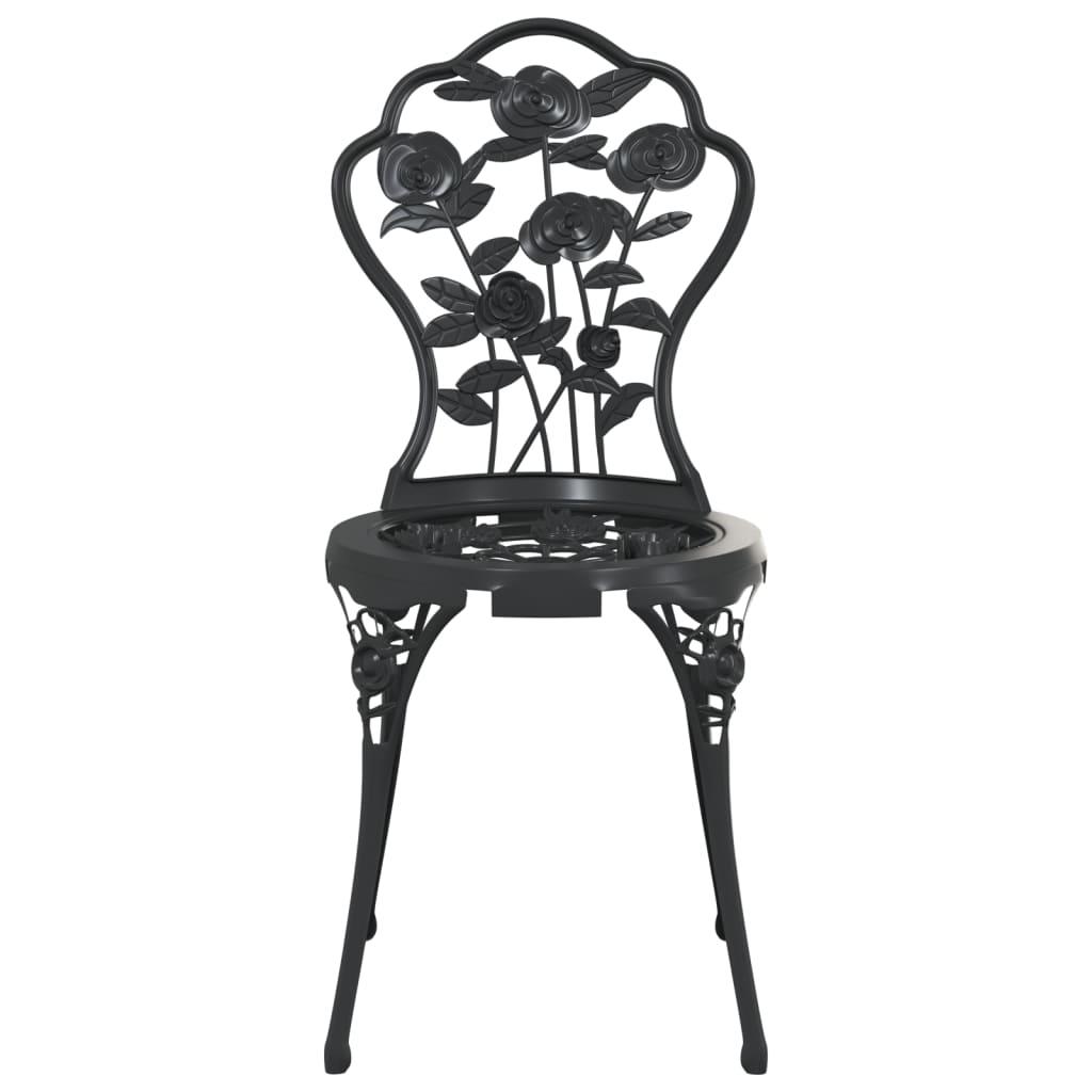 Bistro Chairs 2 Pcs Cast Aluminium