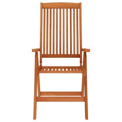 Folding Garden Chairs 4 Pcs Solid Wood Eucalyptus