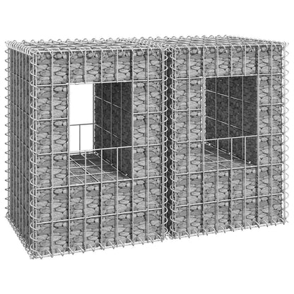 Gabion Basket Posts 2 Pcs Iron