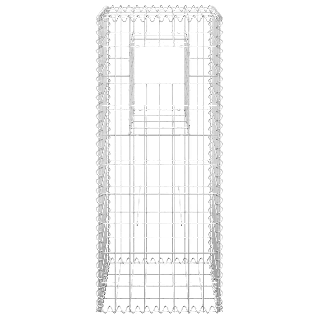 Gabion Basket Posts 2 Pcs Iron