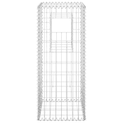 Gabion Basket Posts 2 Pcs Iron