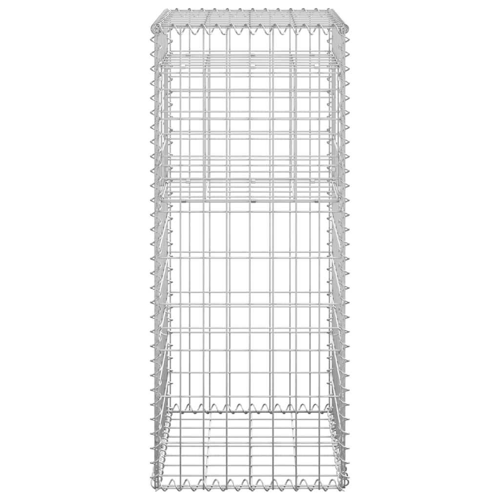 Gabion Basket Posts 2 Pcs Iron