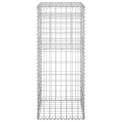 Gabion Basket Posts 2 Pcs Iron