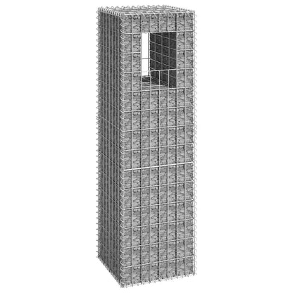 Gabion Basket Posts 2 Pcs Iron