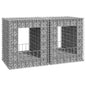Gabion Basket Posts 2 Pcs Iron