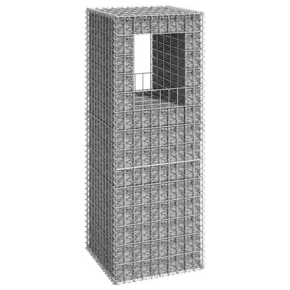 Gabion Basket Posts 2 Pcs Iron