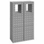 Gabion Basket Posts 2 Pcs Iron